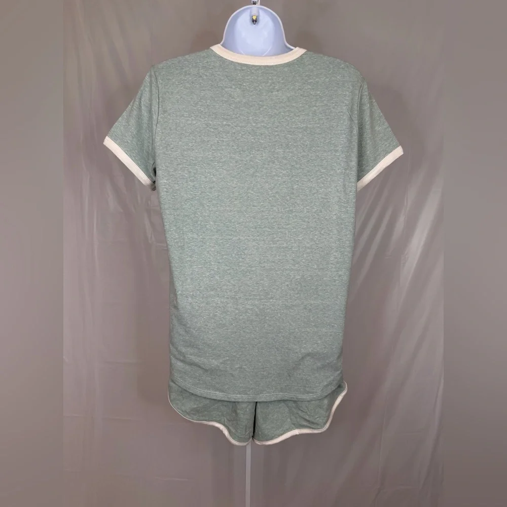 Phil Love Cow Skull Leopard Western Lounge Set Sage Green Small